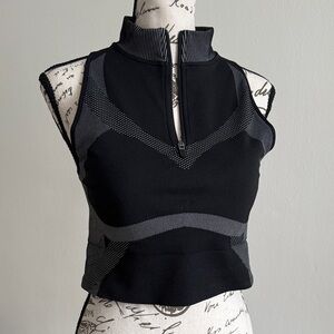 H&M Black and Gray Sports Bra